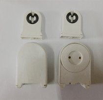 T8 lamp holder lamp pin single double bracket fixed foot seat old headlight foot point tin lamp disc fluorescent lamp foot