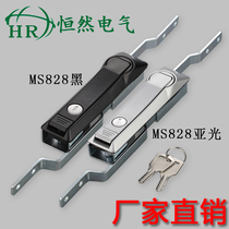 Chassis electric cabinet door lock World connecting rod lock life ms828 silver Witu switch cabinet lock Haitan