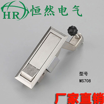 Industrial plane lock MS708-2 high pressure boiler air compressor lock Haitan ms708 nickel plated button bounce lock