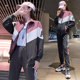 Sportswear women's suit 2020 spring and autumn hip-hop tide brand ins fashion handsome casual loose two-piece suit Sportswear women's suit 2020 spring and autumn hip-hop tide brand ins fashion handsome casual loose two-piece suit
