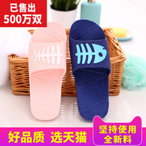 Plastic home slippers ladies summer home indoor non-slip bathroom bath cute sandals dormitory men summer