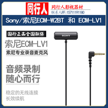 SONY SONY original ECM-LV1 stereo radio collar clip microphone recording National Bank with ECM-W2BT