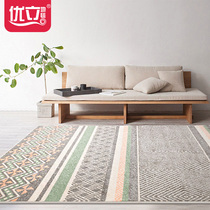 Youli ins wind modern simple Nordic carpet Geometric plain living room sofa coffee table Bedroom floor mat large area