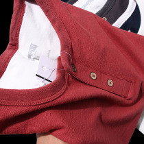 Foreign trade export Europe and the United States single-cut autumn men Henry collar long sleeve clothes bamboo cotton long sleeve T-shirt base shirt