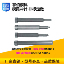 Die punch SKD11T punching pin die SKH-51 shaped punch stainless steel round parts non-standard pin customized