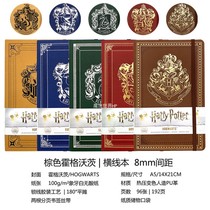 Harry Potter Peripheral Quill Pen Set Book Notebook Academy Retro Notepad Hand Account Blank Magic Book