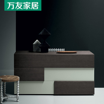 Modern Pole minimalist about solid wood Three-four-bucket cabinet Serving minimalist Bedroom containing storage drawer Baking Lacquered Side Cabinet Bed Head Cabinet