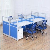Staff desk Office furniture Desk 2 4 four 6-person office desk chair screen Staff desk Staff desk