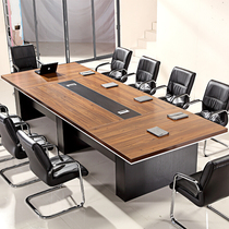 Office furniture Conference table Long table Simple modern large plate training table Rectangular office desk and chair long table