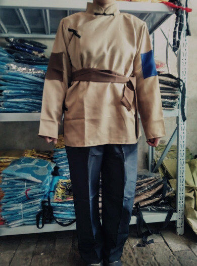 古装难民白毛女喜儿杨白劳演出服装农民群众演员男乞丐舞台服表演