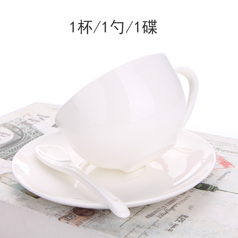Tangshan ipads China suit contracted afternoon tea cups can be customized logo coffee spoon, Korean pure color Mid - Autumn festival