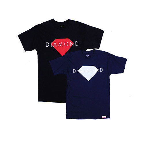 diamond supply co美国潮牌滑板短袖t恤黑色红心钻wsp_7折现价238元