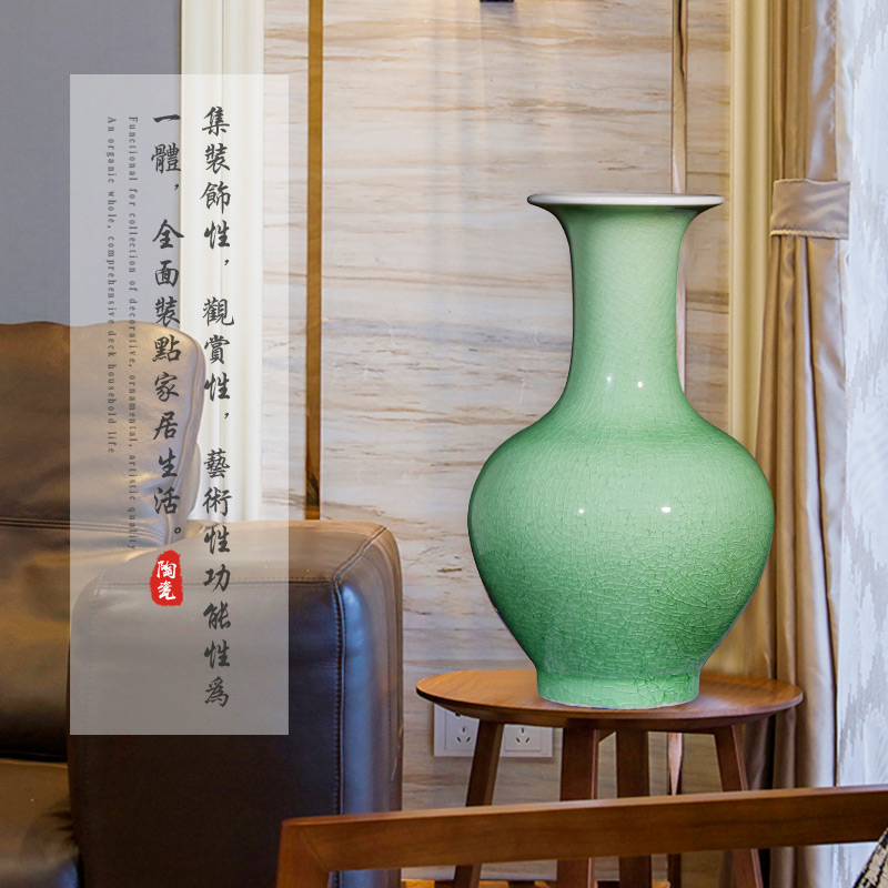 Jingdezhen ceramics manual archaize crackle vases, flower arrangement sitting room home wine ark, adornment handicraft furnishing articles