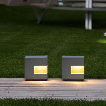 Handu solar outdoor garden lamp lawn lamp waterproof outdoor landscape lamp column head lamp Villa wall lamp package