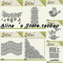 Cutting template DIY mold cutting die greeting card album Scrapbook Making tool combined series