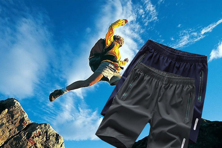 短裤男中裤夏季休闲运动宽松大码五分跑步速干加肥加大沙滩裤子