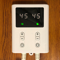Korea silent digital display double control tatami thermostat Electric floor heating temperature regulator controller electric plate switch