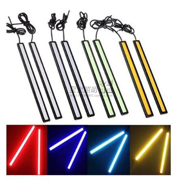 Motorcycle modified COB daytime running lights auto parts LED decorative lights super bright universal light bar 12V COB lighting Motorcycle modified COB daytime running lights auto parts LED decorative lights super bright universal light bar 12V COB lighting