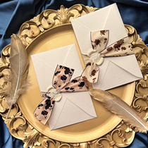 Rip edge Please post a retro invitation to Cambodias minimalist hand drawing of the wind Mao side invitation letter New Wedding Wedding Custom Happy Posting