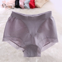 Fiimage panties women stretch cotton fabric waist breifs lace hip sexy seamless underwear