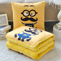 Cartoon multi-function pillow quilt dual-use car air conditioning quilt Office sofa nap cushion quilt pillow quilt
