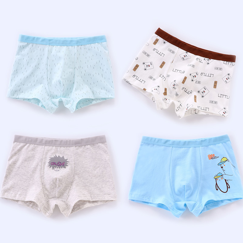antarctic children's underwear boys and girls pure cotton big children baby boys student boxer shorts boxer shorts