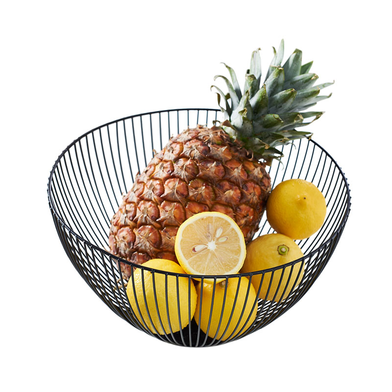 tieyi modern creative fruit basket living room tea table household northern europe simple style drain basket red fruit plate