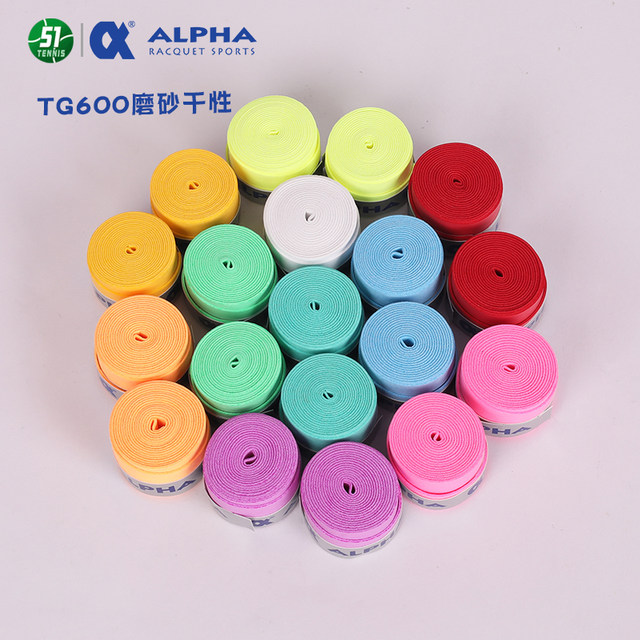 ALPHA Alpha sweatband TG600 tennis badminton racket 350 frosted dry hand glue ກາວ rod ຈັບປາ