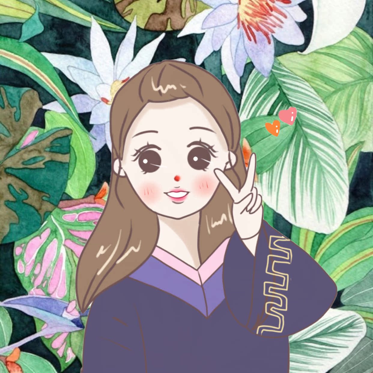 手绘漫画头像照片转日系风手绘画漫画卡通画像定制ps