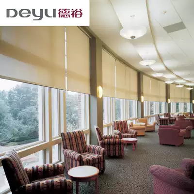 Deyu curtain roller blinds Custom bedroom living room Kitchen powder room Waterproof shading shading lifting rope roller blinds