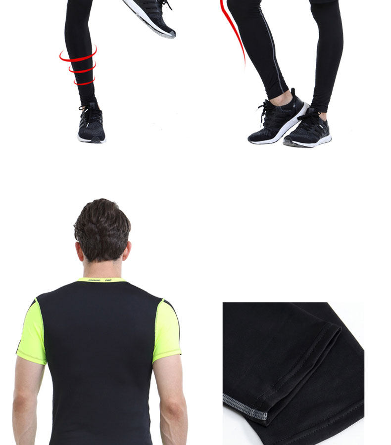 健身服男 套装 健身房装备跑步衣服三件套运动