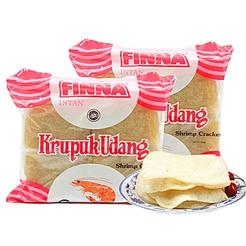 【菲娜菲娜】印尼进口鲜虾油炸木薯片400g*2[2元优惠券]-寻折猪