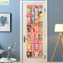 Storage artifact door rear storage bag hanging bag wall three-dimensional transparent printing multi-layer storage bag shoe hanging bag