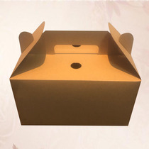 Non-folding kraft paper gift box(20*14*11) General food packaging box paper box wholesale customization