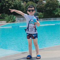 2020 new boy split two-piece swimsuit mens treasure comfortable cute Korean hot spring handsome and cute