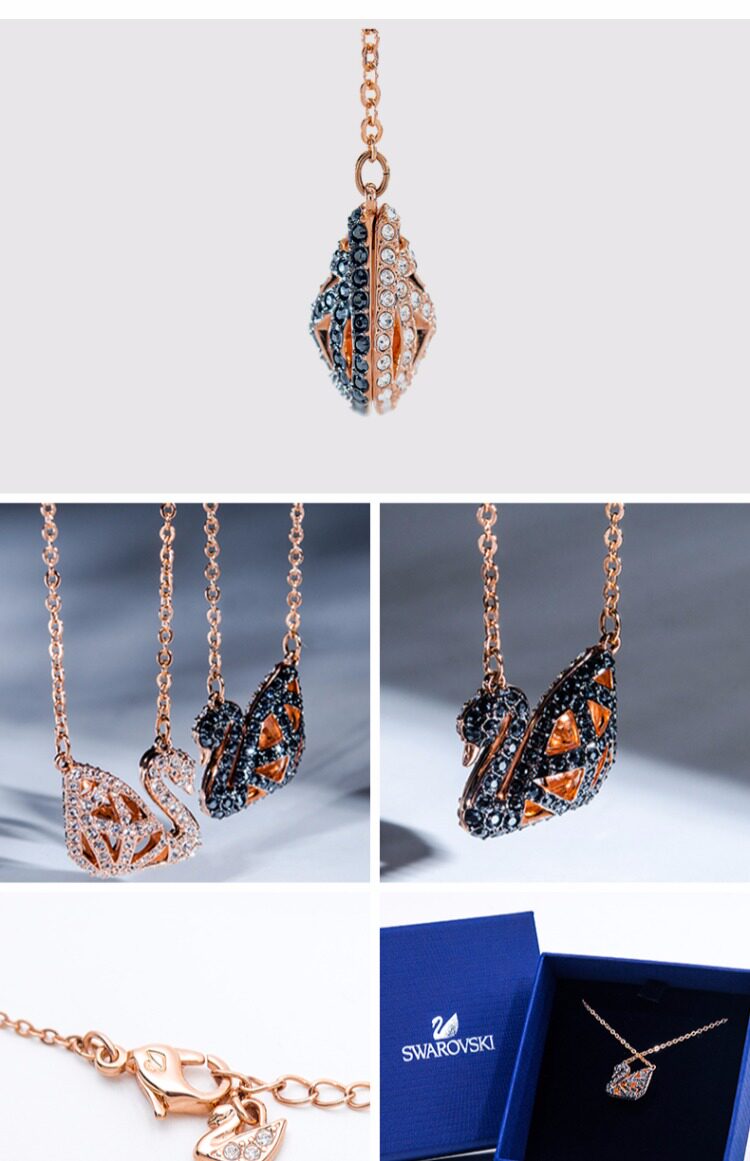 swarovski施华洛世奇水晶天鹅项链