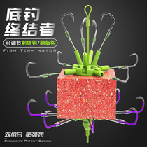 Chaotian hook Flap hook Disc hook Explosion hook Anti-hanging bottom anti-winding wild fishing set Sea rod replica octopus hook
