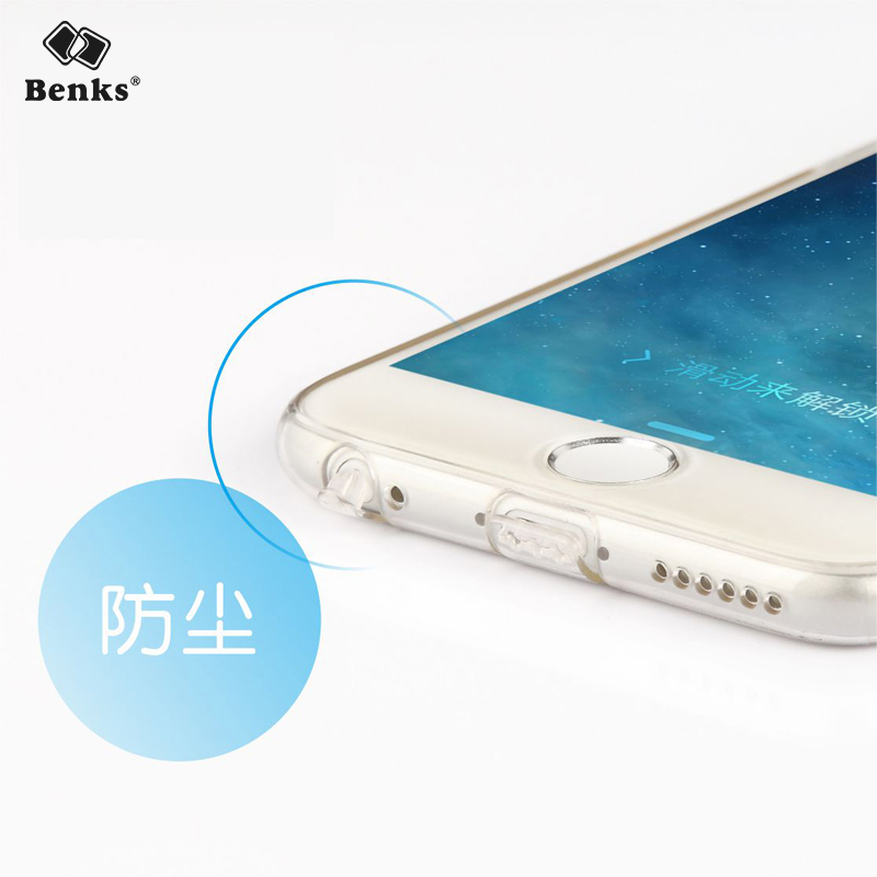 Benks iphone6 plus手机壳 苹果6plus 硅胶软壳 5.5透明手机壳潮产品展示图1