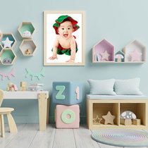 Beautiful baby doll painting cute baby poster photo portrait newspaper picture boy wall stickers pregnant women prenatal education