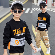 Boys' Sweatshirt Children's Long Sleeve T-shirt Xinjiang Cotton 2022 New Spring Girls Boys Pure Cotton Tops Bottoming Shirt