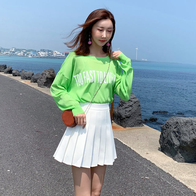 Pleated skirt short skirt female summer high waist black skirt 2020 new spring and autumn college large size jk skirt a word pants skirt Pleated skirt short skirt female summer high waist black skirt 2020 new spring and autumn college large size jk skirt a word pants skirt