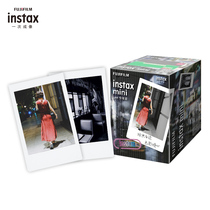 Fujifinstax mini photo paper Pai Li Dai Photo Paper 3 inch white-edged black and white photo paper 30 links share
