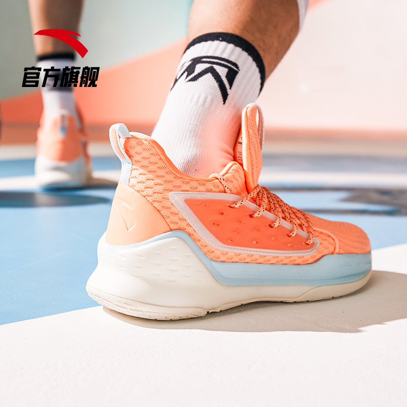 安踏男鞋篮球鞋官网旗舰2020夏季kt球鞋汤普森水花1代运动鞋男5