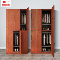 Jiheng locker office locker steel wood grain filing cabinet home bookcase with lock data file cabinet