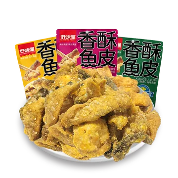 【好味屋】多口味香酥鱼皮2包[9元优惠券]-寻折猪