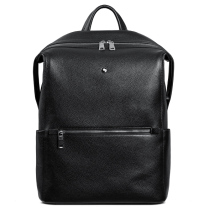 Mens shoulder bag leather large capacity business leisure computer travel backpack fashion fashion fashion brand simple cowhide schoolbag