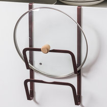 Multi-function cabinet door rear New Home pot cover Hanger non-perforated installation removable wall storage kitchen storage rack