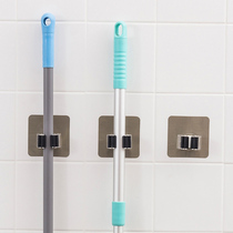 Mop-hanger sweep of the cassette-free mop clip wall-mounted toilet drag pier cloth hanging rack sticky hook mop rack