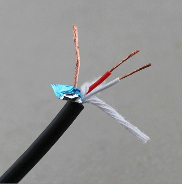 140话筒线两芯屏蔽卡农线双芯咪线卡侬音频线舞台信号线