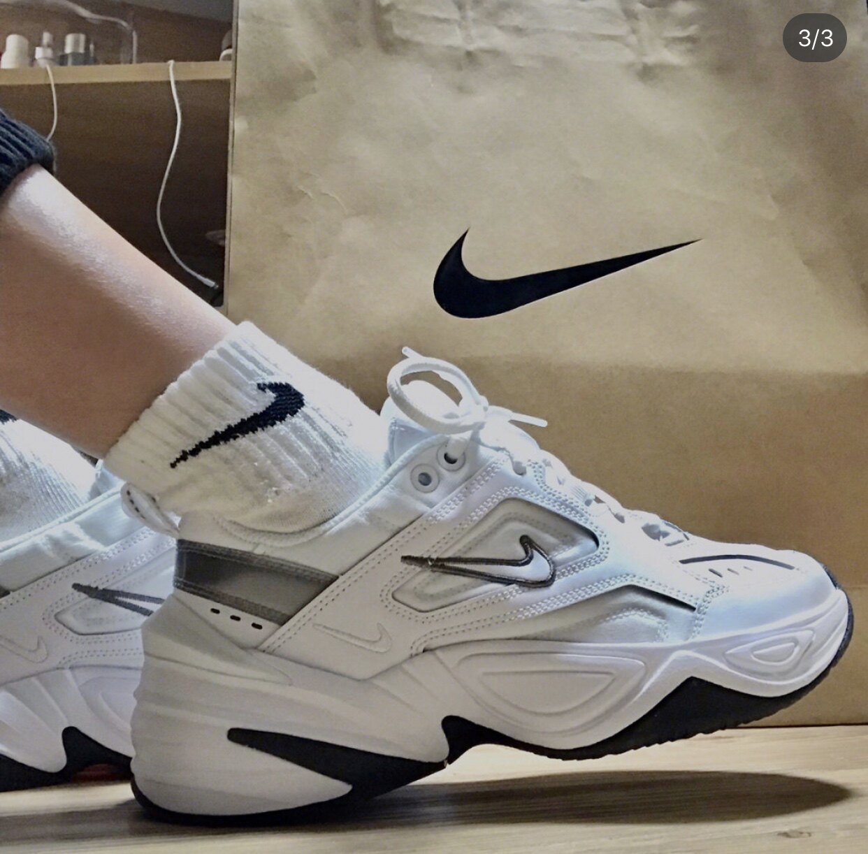厚道体育 nike m2k tenko 女神粉老爹鞋复古鞋跑步鞋ao3108-500